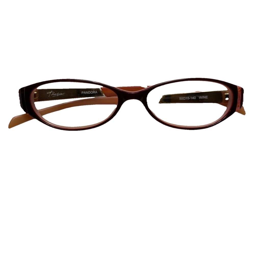 Thalia Pandora Eyeglasses 50-15-140 Red Frames Only